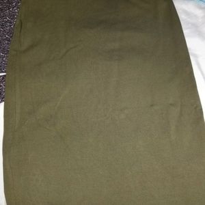 Forever 21 green high waist skirt